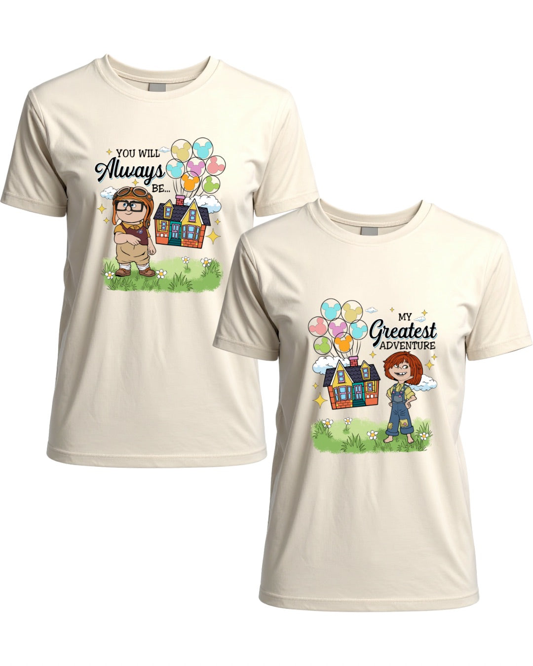 Couple Shirts Up Adventure