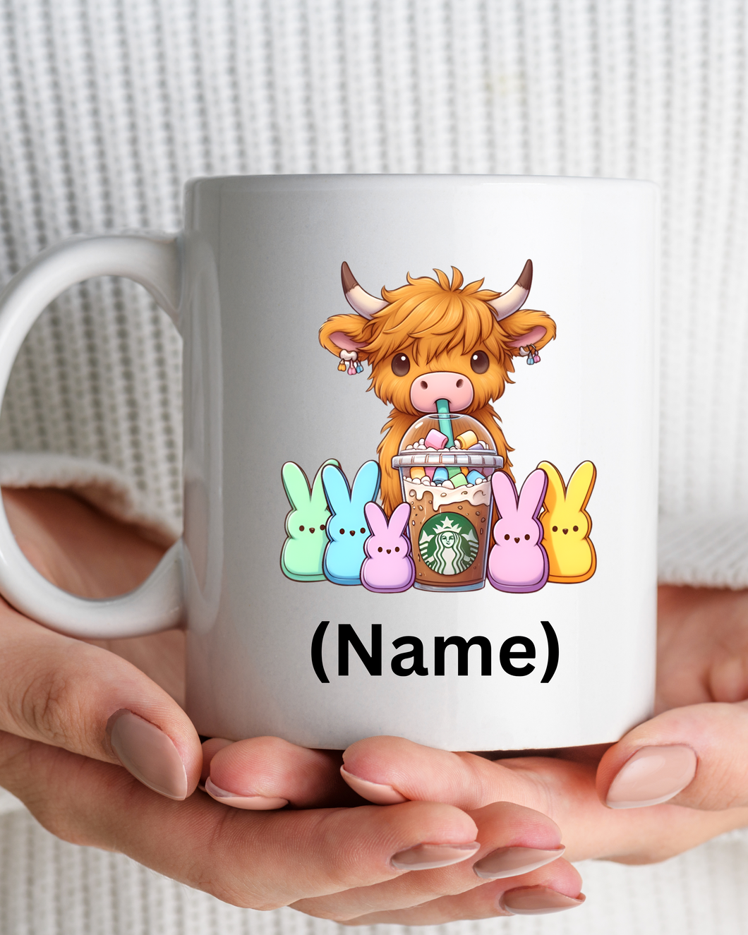 Easter Baby Cow mug