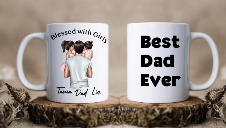 Dad of Girls Mug